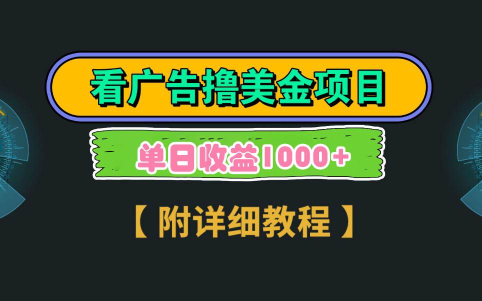 Google看广告撸美金，3分钟到账2.5美元 单次拉新5美金，多号操作，日入1千+-石龙大哥笔记