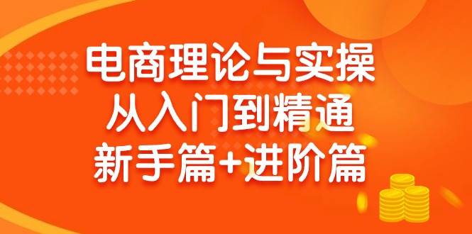 电商理论与实操从入门到精通 新手篇+进阶篇-石龙大哥笔记