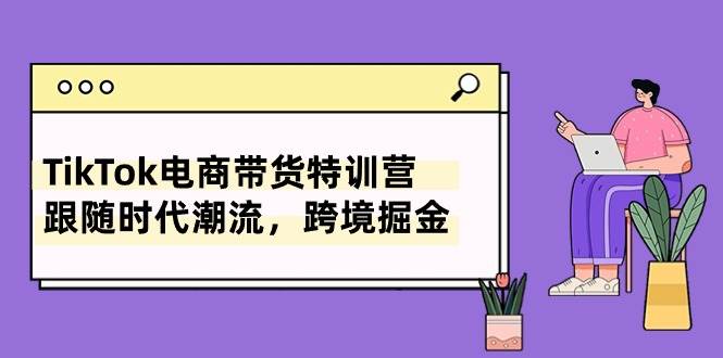 TikTok电商带货特训营，跟随时代潮流，跨境掘金（8节课）-石龙大哥笔记