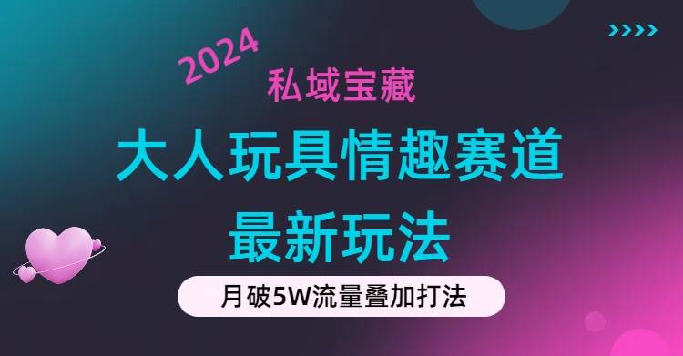 私域宝藏：大人玩具情趣赛道合规新玩法，零投入，私域超高流量成单率高-石龙大哥笔记