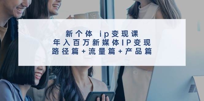 新个体 ip变现课，年入百万新媒体IP变现，路径篇+流量篇+产品篇-石龙大哥笔记